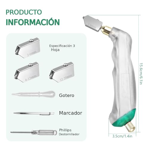Herramienta para cortar vidrio 26 Imagen adicional
