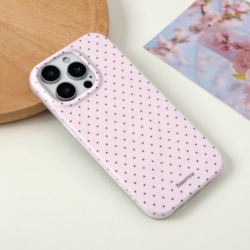 inewateri for iPhone 17 Pro Case Cute Polka Dot Aesthetics Case-Pink Black by inewateri - Used condition - Image 4