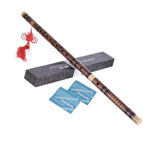 Flûte Dizi en bois naturel chinois, instrument traditionnel sculpté main pour initiations