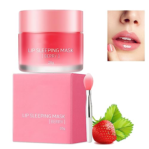 Mascarilla de Labios, Exfoliantes Labiales Mascarilla Reparadora de Noche para Labios Utilizado para El Cuidado de Los Labios para Reparar Los Labios Secos, Descamados y Agrietados