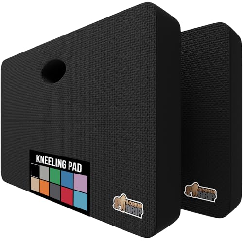 Image of GORILLA GRIP Extra Thick Foam Kneeling Pad for Gardening, 17.5x11 Black