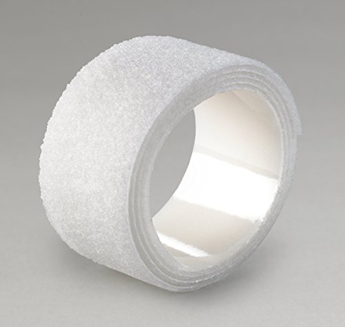 3M 97525 Fastener SJ3402 Hook, 2" x 400 yd. 0.15" Engaged Thickness, Nylon, White