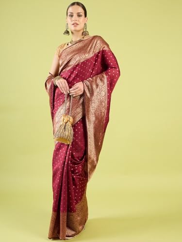Image of Avantika Fashion Women's Kanjivaram Soft Silk Banarasi Sarees With Blouse Piece