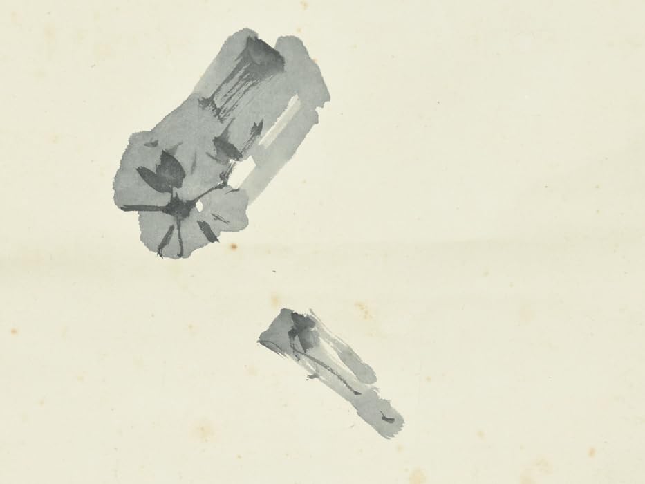 真作】竹内栖鳳「春寒」軸 掛軸 水墨 共箱 /古画 肉筆 山水 花鳥 鳥獣
