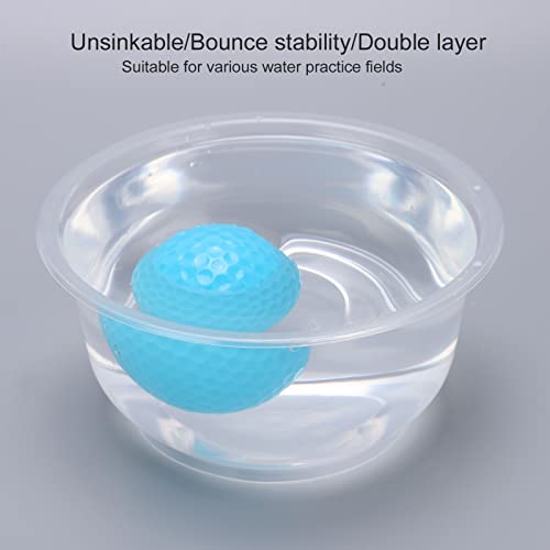 SPYMINNPOO Bola flutuante de golfe, 2 camadas de bola flutuante de golfe flutuante, faixa de água, e