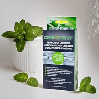 Creadent© Kit per sostituire provvisoriamente un dente mancante