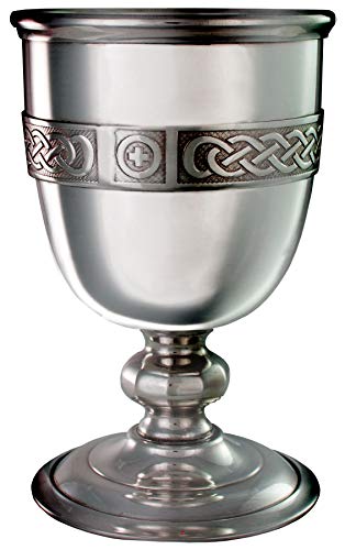 I LUV LTD Celtic Banded Scottish Wine Medieval Knights Goblet 5