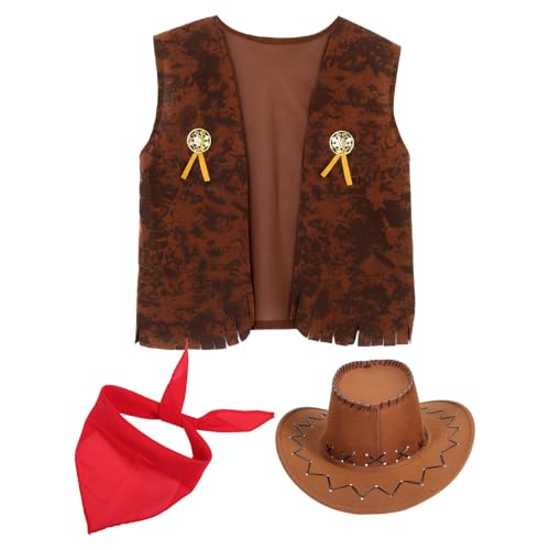 Costume cowboy adulte gilet franges pour soirée western