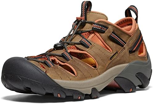 KEEN Men's Arroyo II Hiking Sandal,Black Olive/Bombay Brown,17 M US
