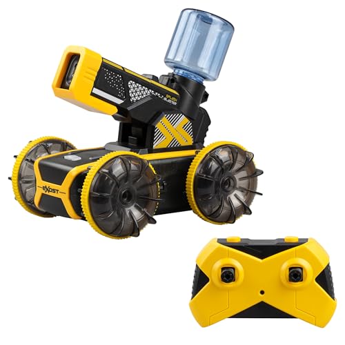 SilverLit Exost Hydro Blast RC Auto für Kinder mit Wasserblaster und Dual-Land- und Wassermodus | Schießt Wasser bis zu 5 Meter mit automatischer Nachfüllung | 2 Geschwindigkeitsstufen, 2,4 GHz