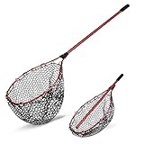 Roy Fishers Professional Allround Kescher – 128cm – Gummiertes Netz...