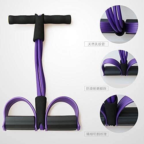Pedal Resistance Band for Multi-Functional Adjustable Push-Pull Rope 4-Strand Sit-up Tensioner Fitne Pedal Resistance Band for Multi-Functional Adjustable Push-Pull Rope 4-Strand Sit-up Tensioner Fitne