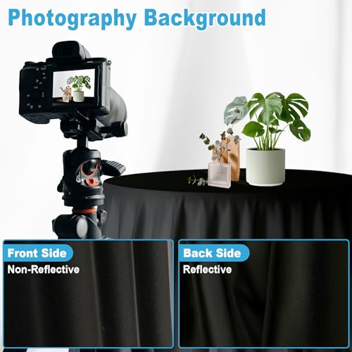 Fondo negro para fotografía 8X10 FT miniatura 6