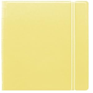 Filofax A5 refillable notebook lemon