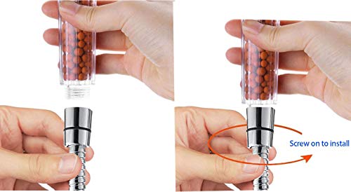 Apzek Led Shower Head, High Pressure Handheld Shower Head With 7 Color Changing Lights Water Saving Filter Showerhead For Dry Skin And Hair #TOP6