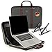 Produktbild Sonlib® Laptoptasche 15,6 Zoll | Arbeitstasche mit integriertem Laptop Stand & Schultergurt | Umhängetasche mit Leder Griff für Akten, Macbook & Tablet | Messenger Bag für alle 13"-16" Notebooks