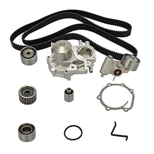 DRIVESTAR Engine Timing Belt Kit with Water Pump Compatible for Subaru 2002-2005 Impreza Forester Legacy 2004-2006 Baja 2005 2006 Saab 9-2X 2.0L 2.5L Replacement TCK328 ‎2460-0328 95328K1 TBK328WP