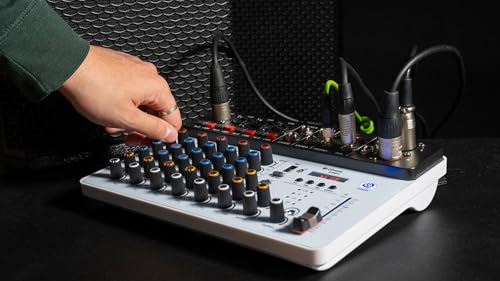 Table de mixage Citronic Q-PAD-8 multi-effets avec interface USB-C audio