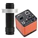 38MP 2K 1080P USB HDMI Industrial Digital Electronic Video Microscope Camera & 120X C-Mount Lens