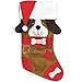 Deluxe Dog Christmas Stocking -- Embroidered 18 Inch Holiday Stocking for Dogs and Puppies (Pet Christmas Stocking)