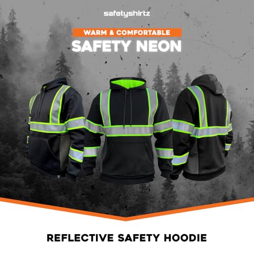 Image of SafetyShirtz SS360 ANSI Class 3 Type R Graphic Hoodie