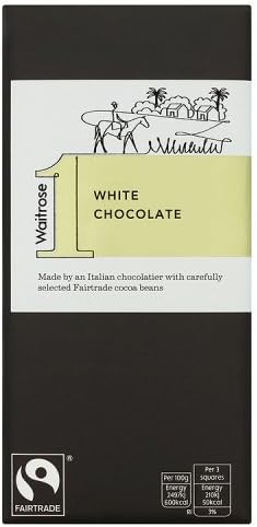 Waitrose 1 White Chocolate 85g