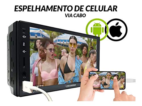 Central Multimídia Nissan Kicks Esp. Android E Ios Black Piano