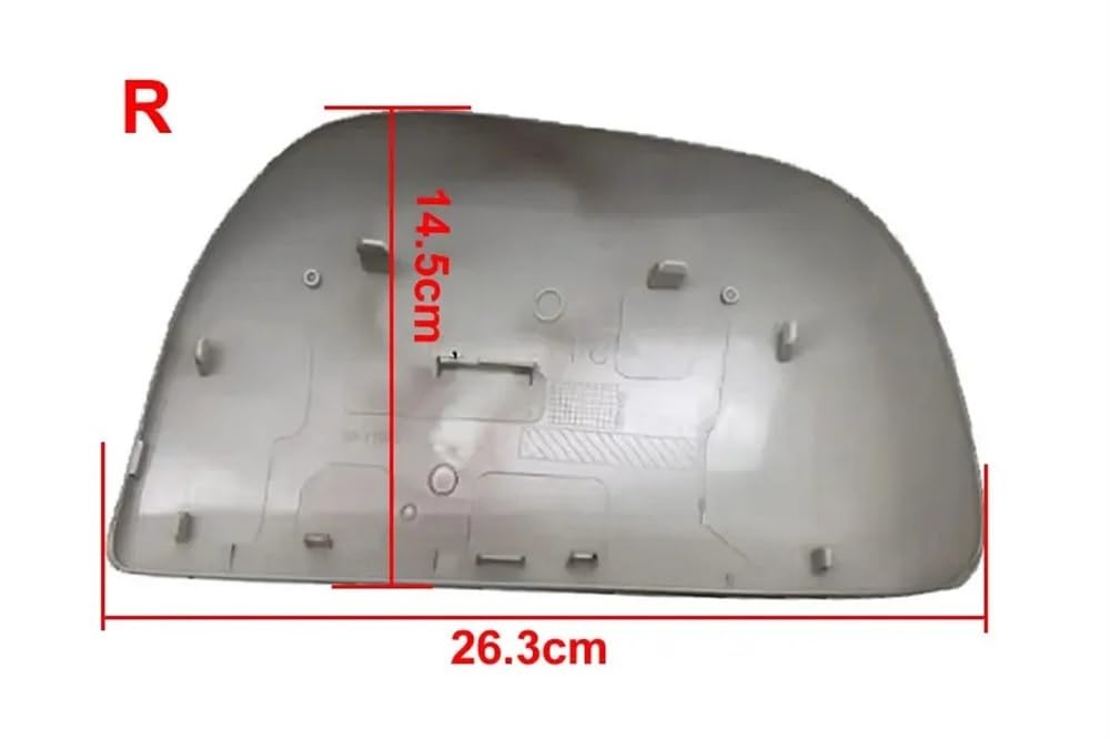 Copri Specchietto Retrovisore Per Toyota RAV4 2009-2013 - Guscio In ABS, Colore Black Mica