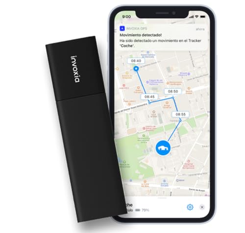 Rastreador GPS Invoxia Classic Edición 2026 - Resistente al Agua, Precisión GPS Mejorada, USB-C - Suscripción de Red incluida 1 año - Ubicación en Vivo, Alertas Antirrobo y Movimiento