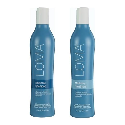 Loma Hair Care Moisturizing Shampoo & Treatment Duo, 12 Fl Oz each