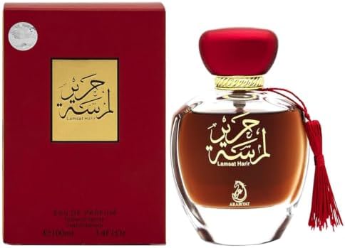 Arabiyat Lamsat Harir EDP 100ml | Eau De Parfum | Unisex Perfume, Grapes, Black Currant, Tuberose, Jasmine, Musk, Patchouli & Cedar | Fruity Floral Woody Fragrance | Premium Perfume
