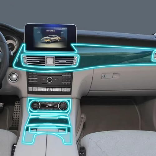Film PPF pour console Mercedes CLS 2013-2017 FOEBE transparent mat anti-rayures protège le TPU