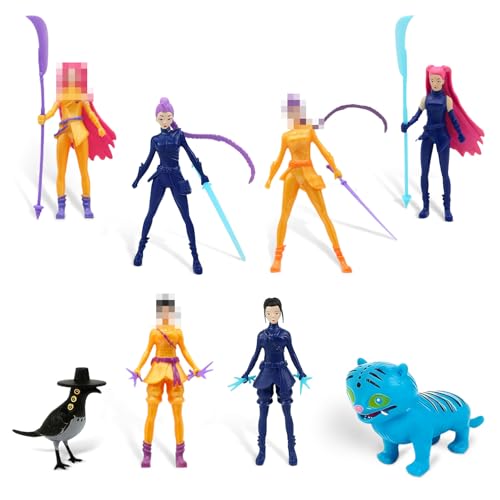 WYFDCZZP 8pcs Huntrix K-p0p Muñecas, Guerreras k-p0p Muñecas, Fig...