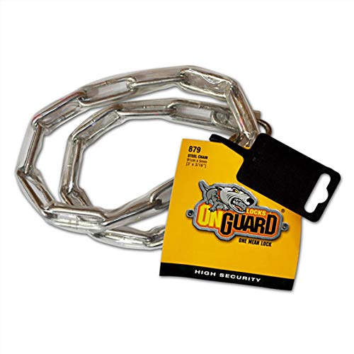 Preisvergleich Produktbild Fahrradschloss Kette strapazierfähige Edelstahlkette Motorradzubehör wetterfest Sicherheitsschlösser 5 mm Durchmesser x 920 mm Länge Modell 879