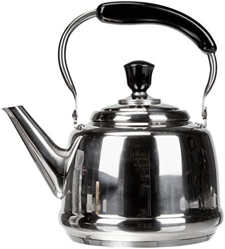 Bouilloire inox Beka Claudette rétro 2,5 L compatible induction pour 10 tasses