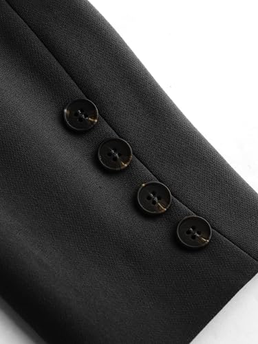 CIDER Womens Blazer Cropped Business Casual Open Front Long Sleeve Suit Work Office Blazer Jacket2