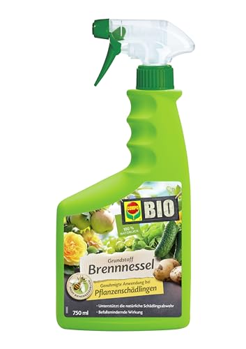 Preisvergleich Produktbild COMPO BIO Grundstoff Brennnessel AF - anwendungsfertiges Spray - zur natürlichen Schädlingsabwehr - stärkt die Pflanzengesundheit - 100% natürliche Inhaltsstoffe -750 ml