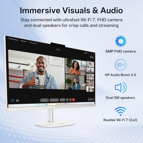 HP OmniStudio X 27" Touchscreen All-in-One Desktop, Intel Core Ultra 5 325 - image 7
