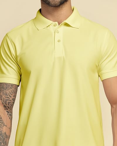 Image of VastraVibes Men's Polo Regular Fit T-Shirt