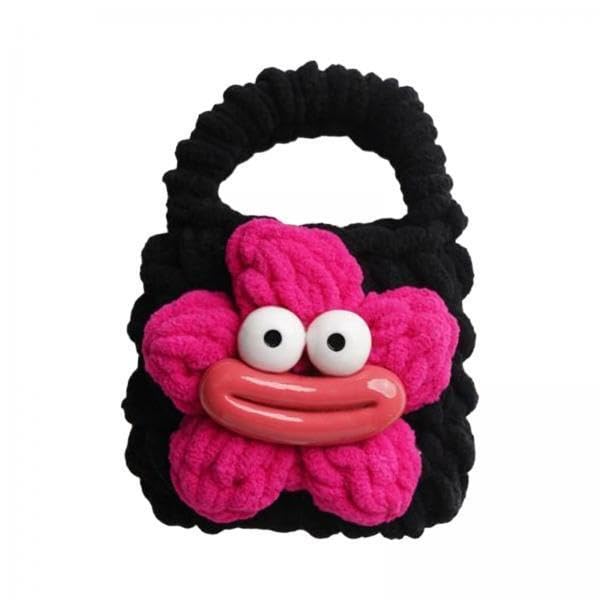 Enakshi® 6xEarphone Case Cover Handmade Knitted Mini Handbag Crochet Knitted Cable Pouch Black|Clothing Shoes & Accessories | Kids Clothing Shoes & Accs | Girls Accessories | Key Chains-image-34