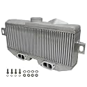 Ladeluftkühler Für Subaru Für Impreza Für WRX/STI GD Turbo Ladegerät 2002-2007 Ladeluftkühler Montieren Uprated(Silber)