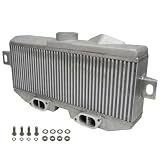 Intercooler échangeur Pour Subaru Pour Impreza Pour WRX/STI GD Turbo Chargeur 2002 2007 Support Refroidisseur Intermédiaire Amélioré(Argent)