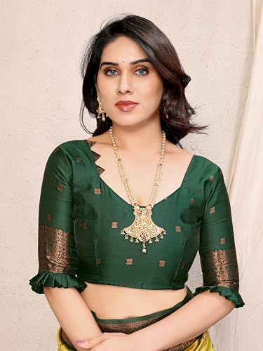 Image of Avantika Fashion Women's Kanjivaram Style Soft Silk Banarasi Sarees With Blouse Piece For Women