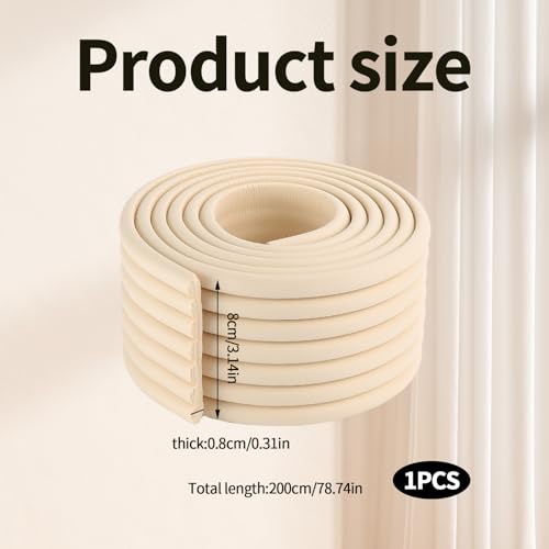 Foam Corner Protectors Baby Proofing Edge Protector Foam Safety Strip Edge Corner Guards for Baby Table Protectors Corners Cushion Bumper Safety with Double Sided Tape for Kids Babies Toddler - Image 2