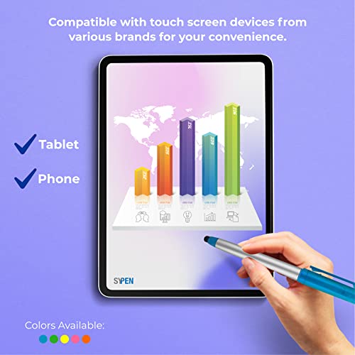 Stylus Ballpoint Pen With Highlighter Tips, 3 In 1 Combo Stylus For Touchscreens, Highlighter And Writing Pen, Bright Highlighter Colors, Black Ballpoint Ink, Pack Of 5 #TOP2