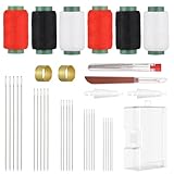 37PCS Steel Needles for Hand Sewing,Big Eye Steel Sewing Needles Kit,Stainless Steel Sewing Needles,Sewing Kit for Mom,Wife,Grandma (37PC)