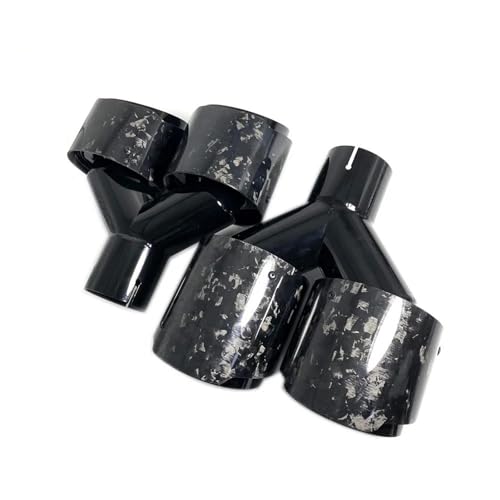 Embouts d'échappement double 63mm 89mm carbone et inox pour modification de silencieux