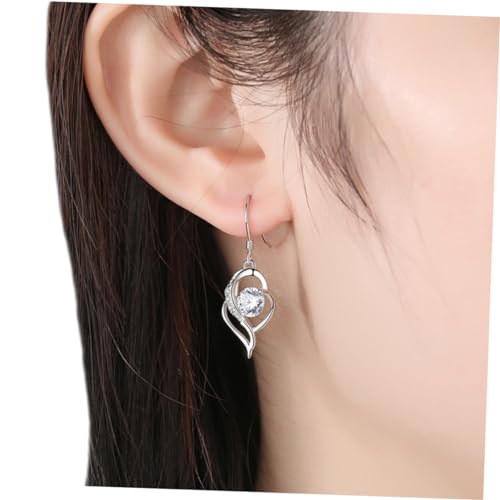 Boucles d'oreilles blanches légères solution anti-douleur pour lobes sensibles - 4