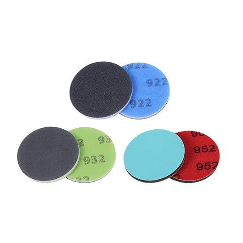 UerGlass Glass Repair Kit Grinding Polishing Abrasive Disc Mesh Net Sanding Pads Kit for Glass Scratch Removal 3 inch 3Pcs/Pack
