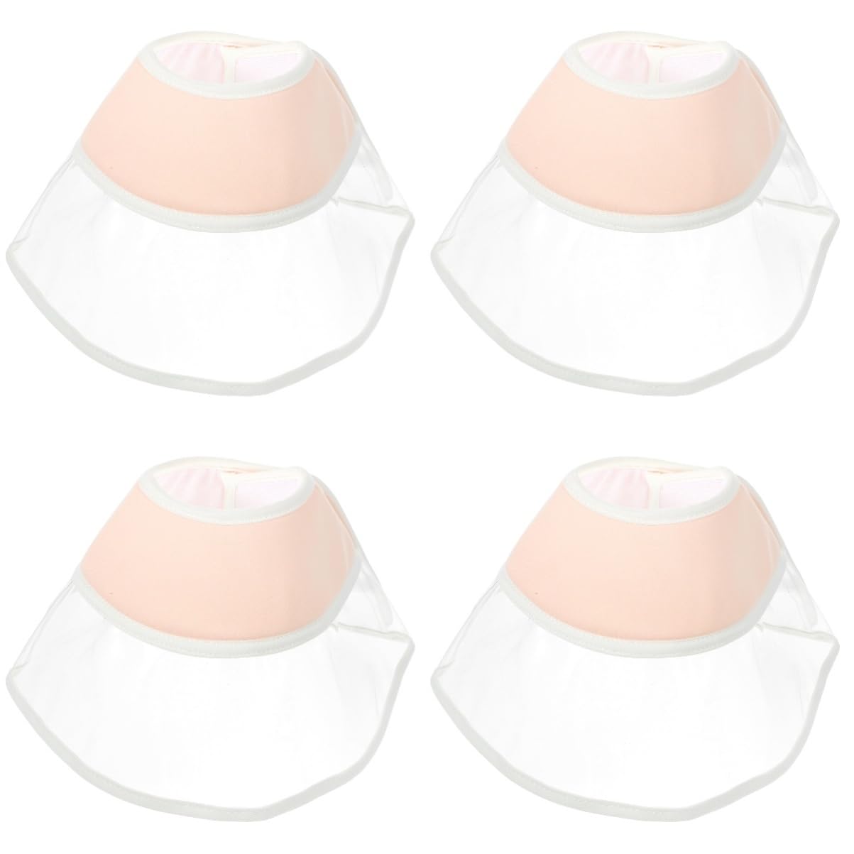 INOOMP 4piezas Collar Cono para Gatos Cono De para Detener Lamer y Rasguñar Collar Protector y Cómodo para